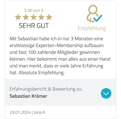 Sebastian Krämer Erfahrungen