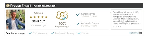 Sebastian Krämer Referenzen